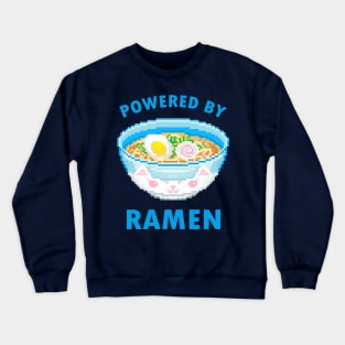 Powered by ramen - noodle japanese food Crewneck Sweatshirt